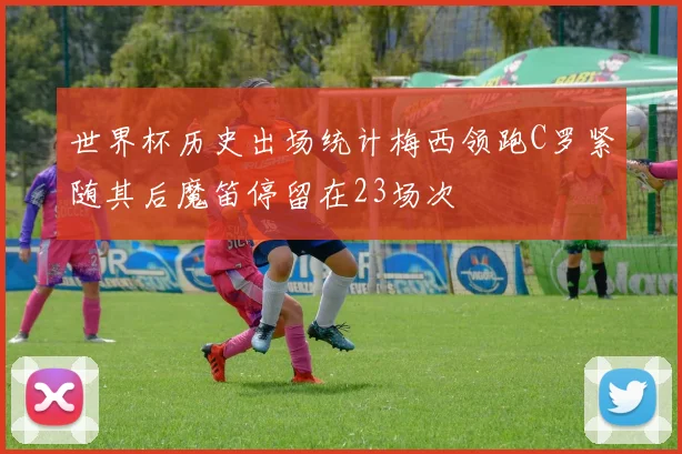世界杯历史出场统计梅西领跑C罗紧随其后魔笛停留在23场次